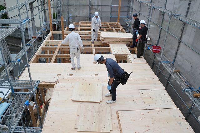 福岡市南区16　注文住宅建築現場リポート⑤