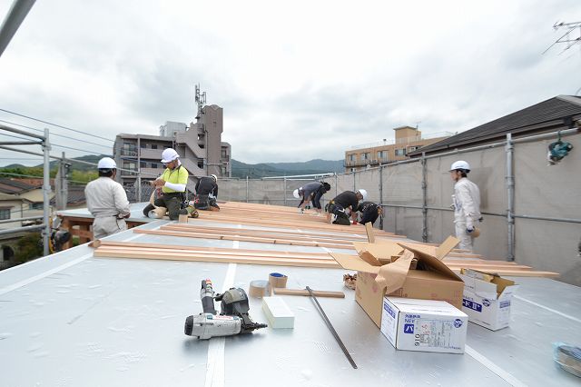 福岡市南区16　注文住宅建築現場リポート⑤