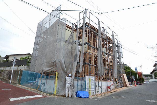 福岡市南区16　注文住宅建築現場リポート⑤