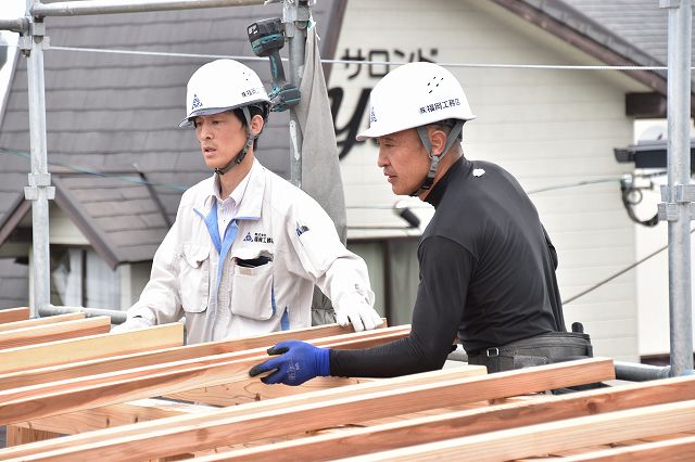 福岡市南区16　注文住宅建築現場リポート⑤