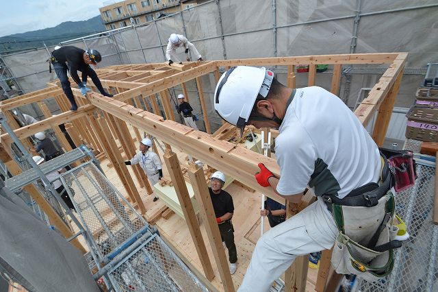 福岡市南区16　注文住宅建築現場リポート⑤