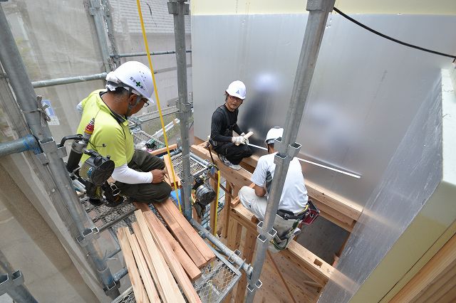 福岡市南区16　注文住宅建築現場リポート⑤