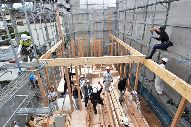 「福岡市南区16」注文住宅現場リポート⑤【上棟式】