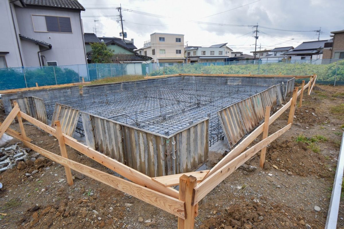 福岡県三井郡大刀洗町04　注文住宅建築現場リポート②　～基礎工事～