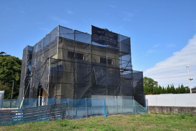 「水巻町03」注文住宅現場リポート④【外断熱材】【サッシ取り付け】