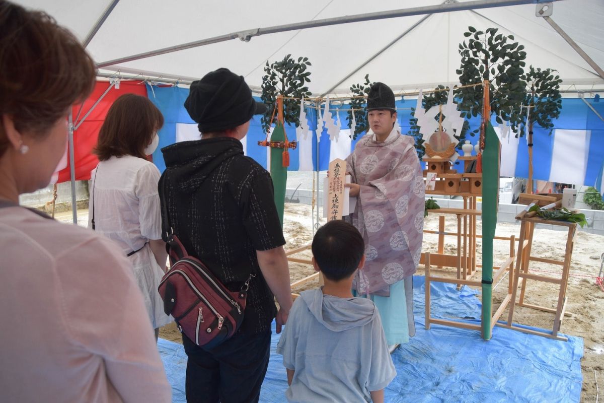 福岡県春日市13　注文住宅建築現場リポート①　～地鎮祭～