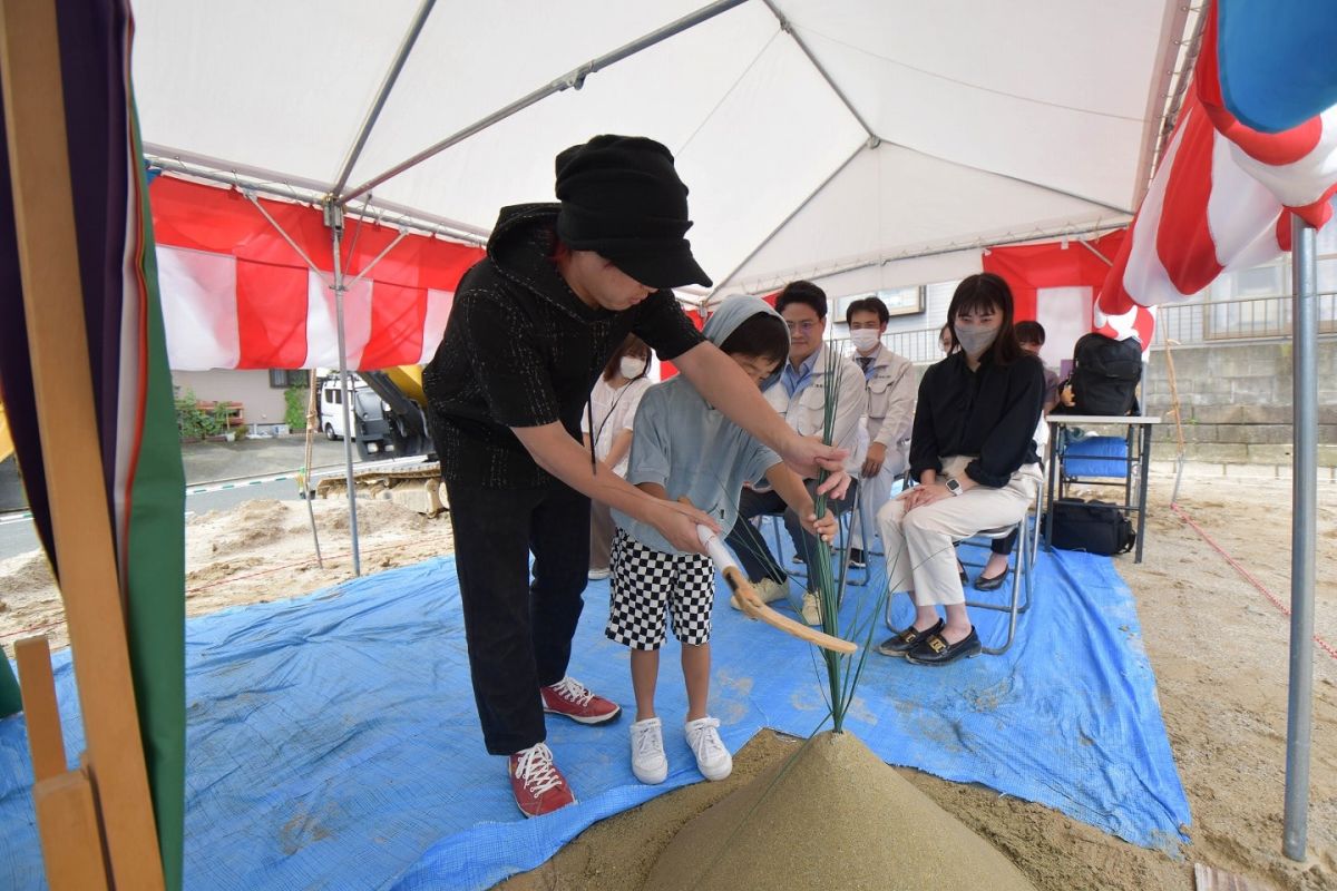 福岡県春日市13　注文住宅建築現場リポート①　～地鎮祭～