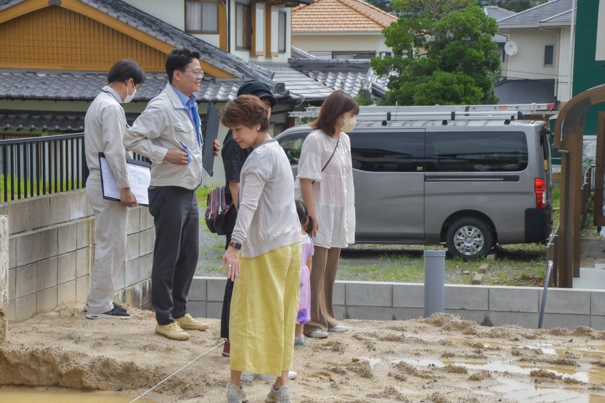 福岡県春日市13　注文住宅建築現場リポート①　～地鎮祭～