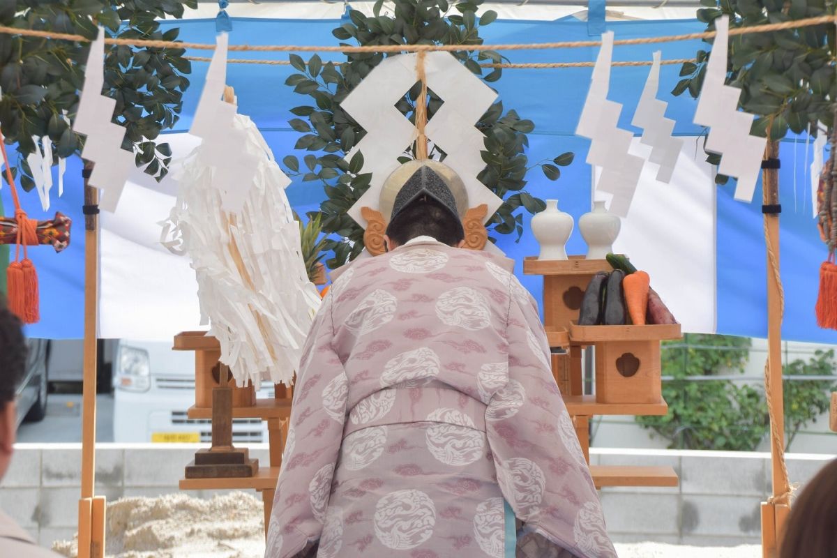 福岡県春日市13　注文住宅建築現場リポート①　～地鎮祭～