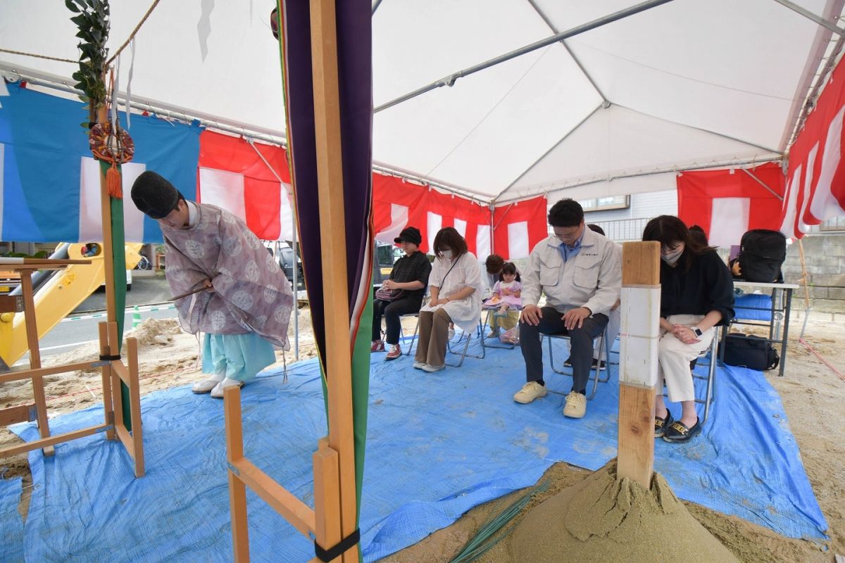 「春日市13」注文住宅現場リポート①【地鎮祭】
