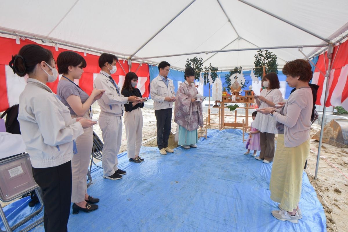 「春日市13」注文住宅現場リポート①【地鎮祭】