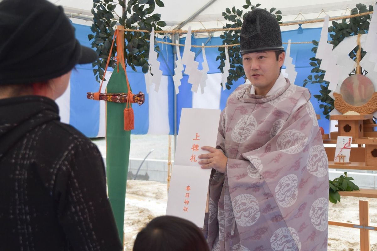 福岡県春日市13　注文住宅建築現場リポート①　～地鎮祭～