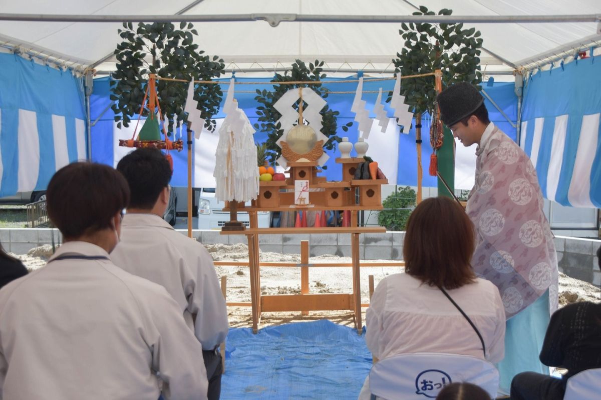 「春日市13」注文住宅現場リポート①【地鎮祭】