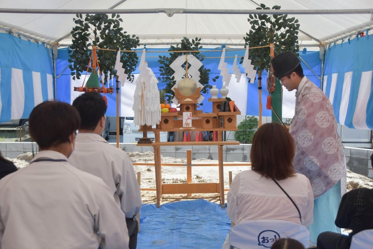 福岡県春日市13　注文住宅建築現場リポート①　～地鎮祭～