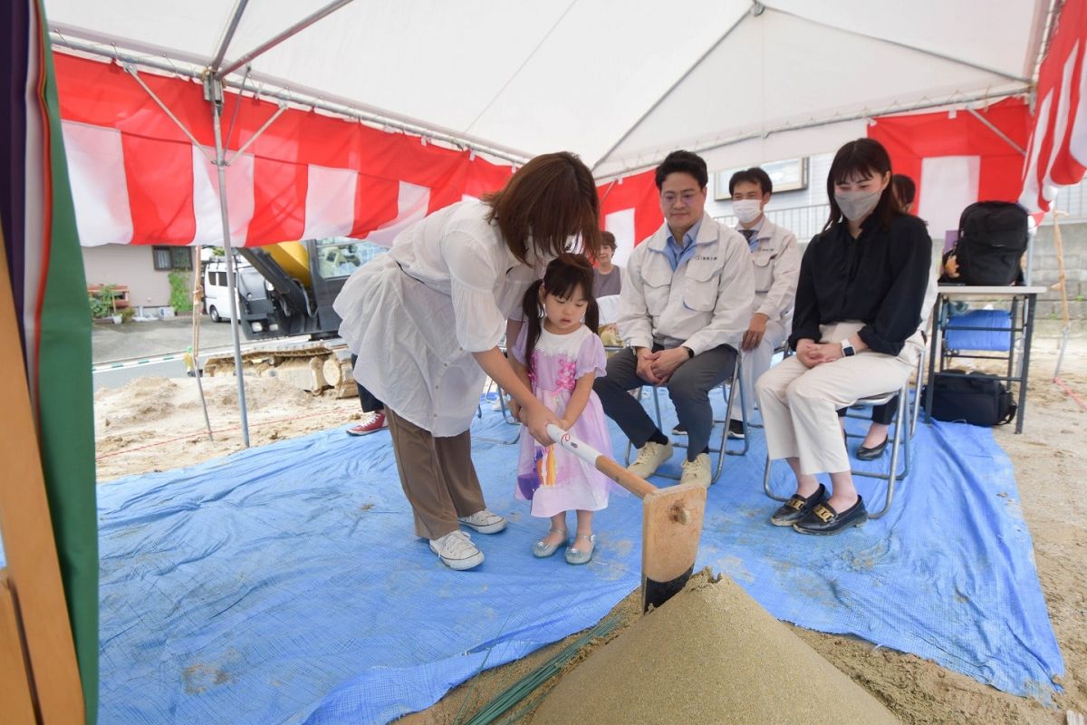 福岡県春日市13　注文住宅建築現場リポート①　～地鎮祭～