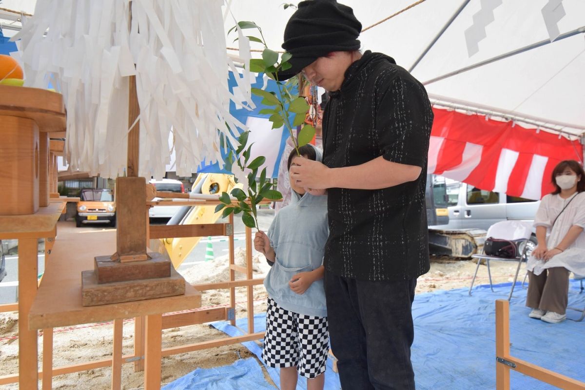 福岡県春日市13　注文住宅建築現場リポート①　～地鎮祭～