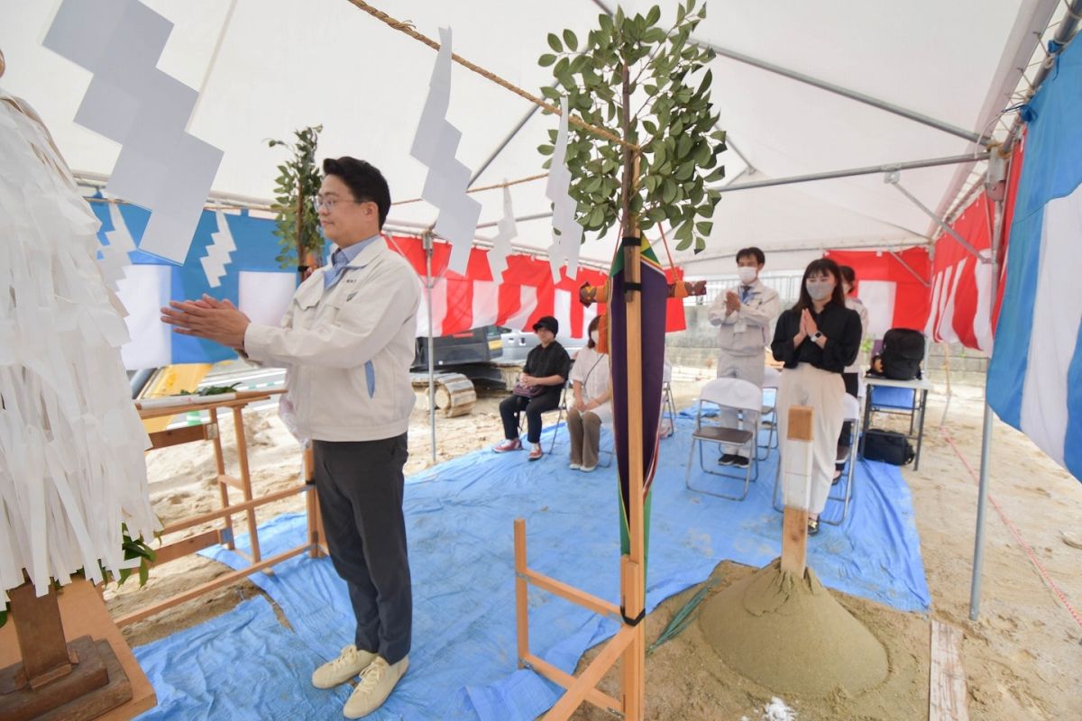 「春日市13」注文住宅現場リポート①【地鎮祭】