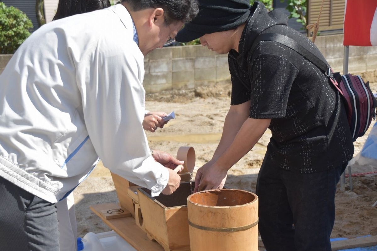 福岡県春日市13　注文住宅建築現場リポート①　～地鎮祭～