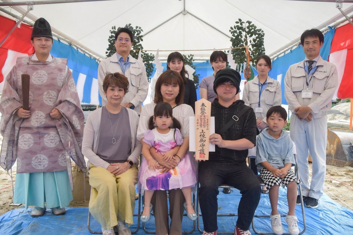 「春日市13」注文住宅現場リポート①【地鎮祭】
