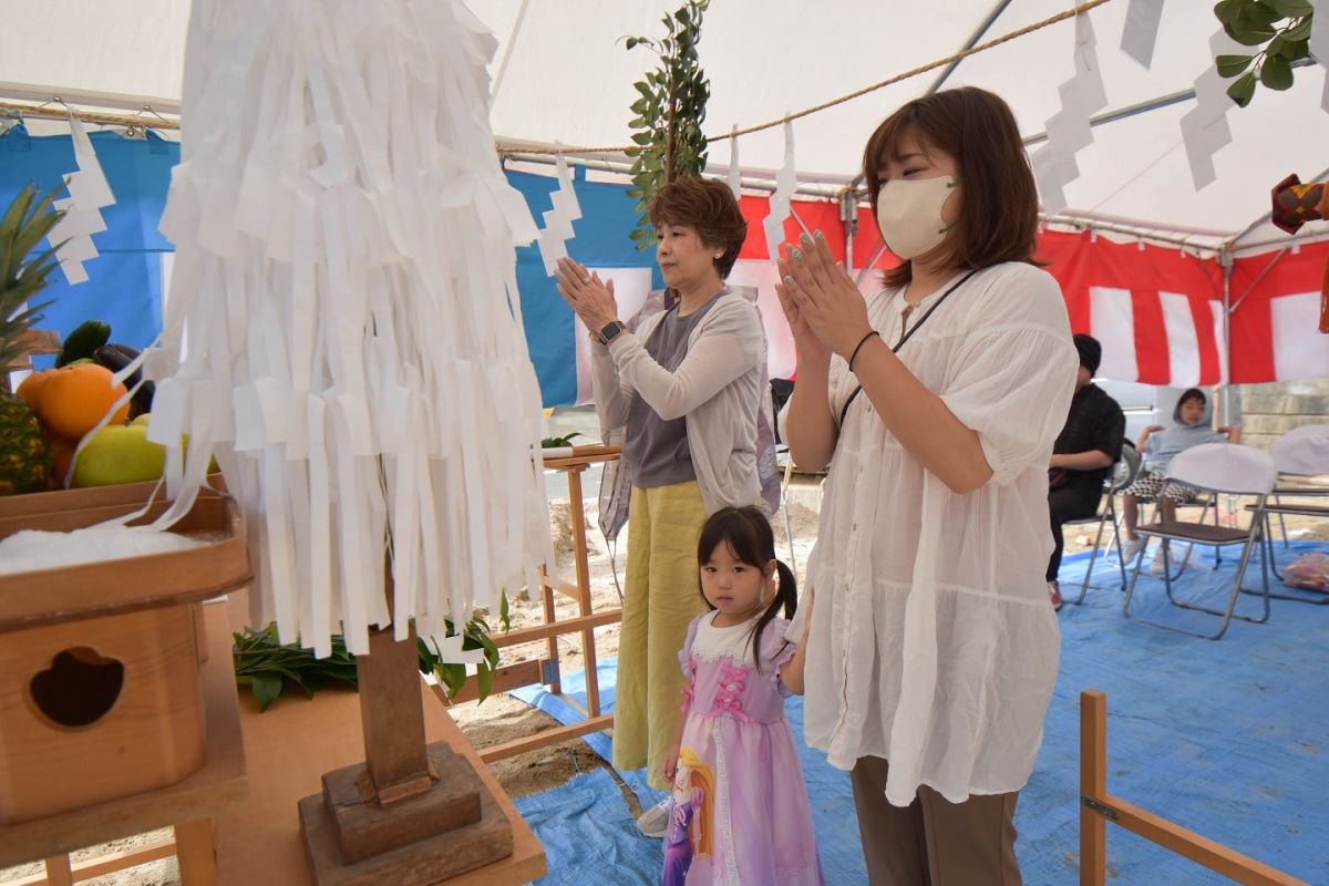 「春日市13」注文住宅現場リポート①【地鎮祭】