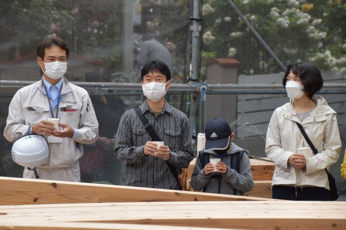 福岡市早良区野芥02　注文住宅建築現場リポート②　～上棟式・前編～