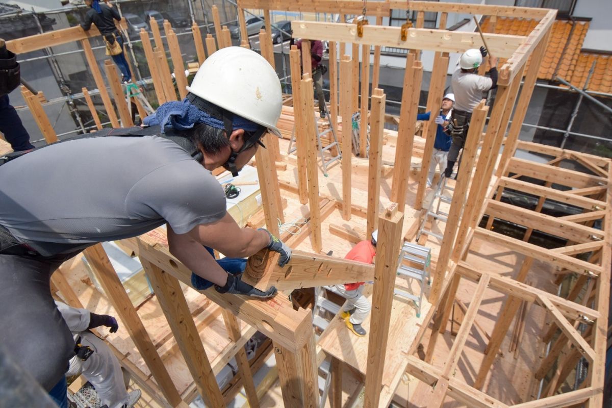 福岡市早良区野芥02　注文住宅建築現場リポート②　～上棟式・前編～