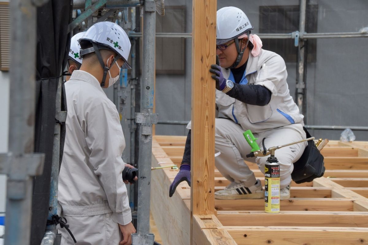 福岡市早良区野芥02　注文住宅建築現場リポート②　～上棟式・前編～