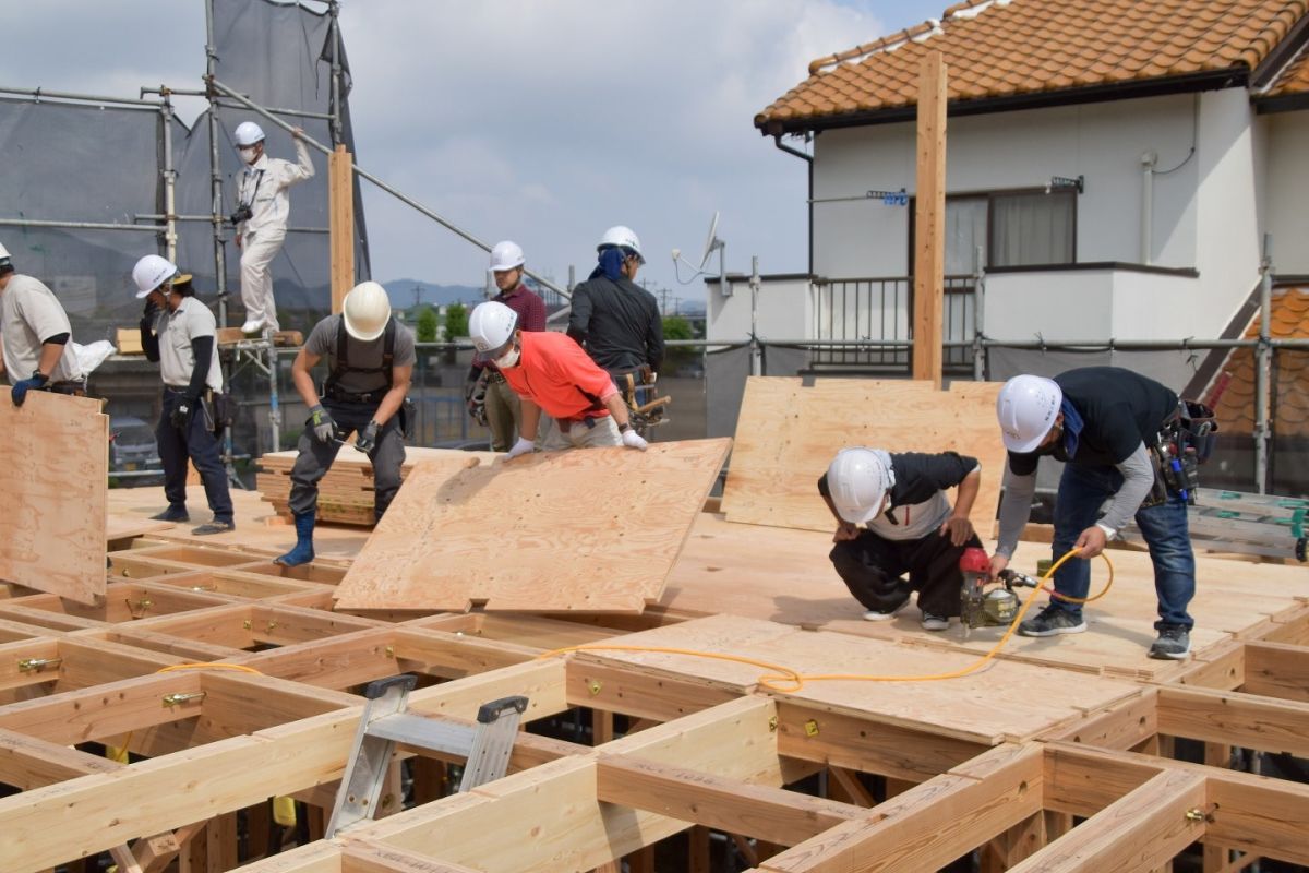 福岡市早良区野芥02　注文住宅建築現場リポート②　～上棟式・前編～