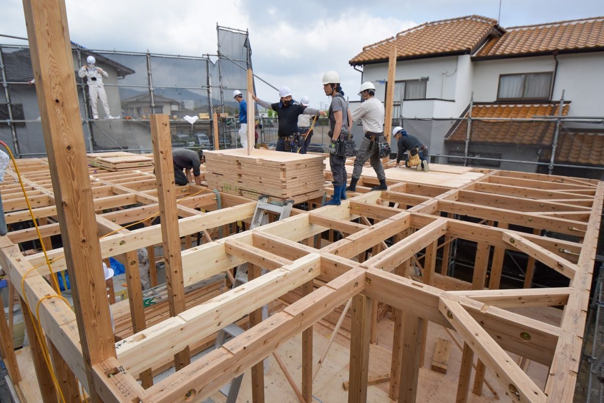 福岡市早良区野芥02　注文住宅建築現場リポート②　～上棟式・前編～