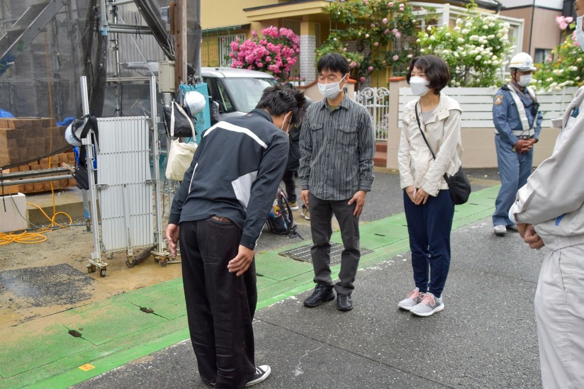 福岡市早良区野芥02　注文住宅建築現場リポート②　～上棟式・前編～