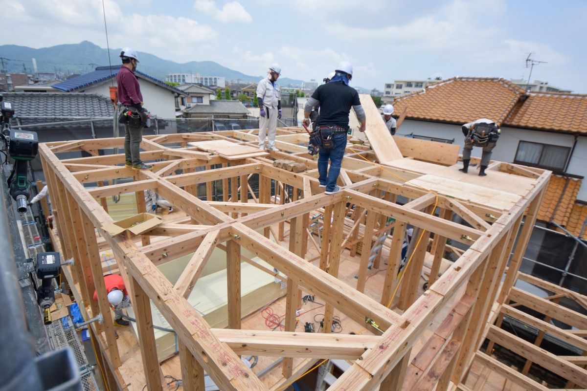 福岡市早良区野芥02　注文住宅建築現場リポート②　～上棟式・前編～