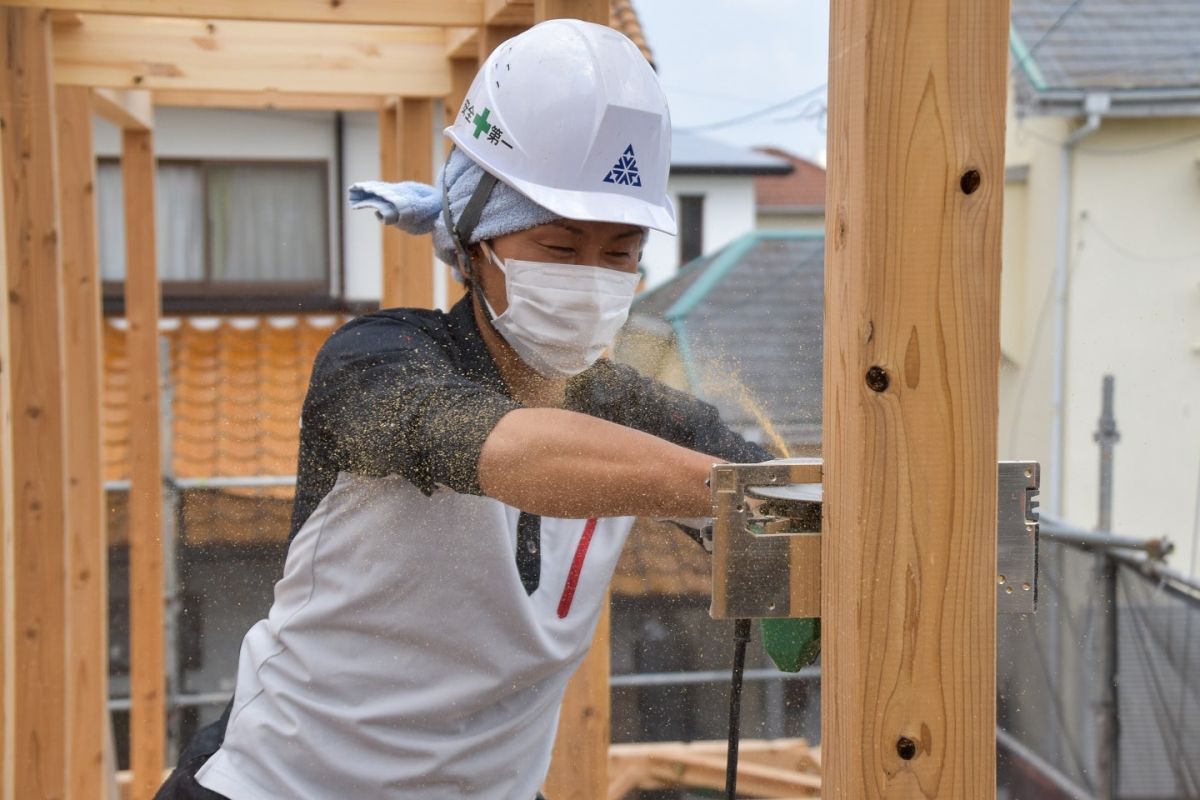 福岡市早良区野芥02　注文住宅建築現場リポート②　～上棟式・前編～