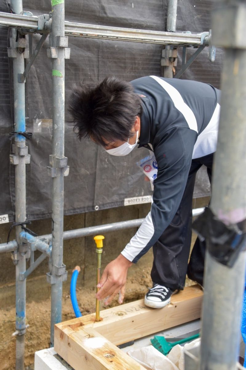 「福岡市早良区野芥02」注文住宅現場リポート②【上棟式】