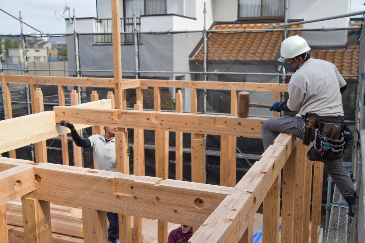 福岡市早良区野芥02　注文住宅建築現場リポート②　～上棟式・前編～