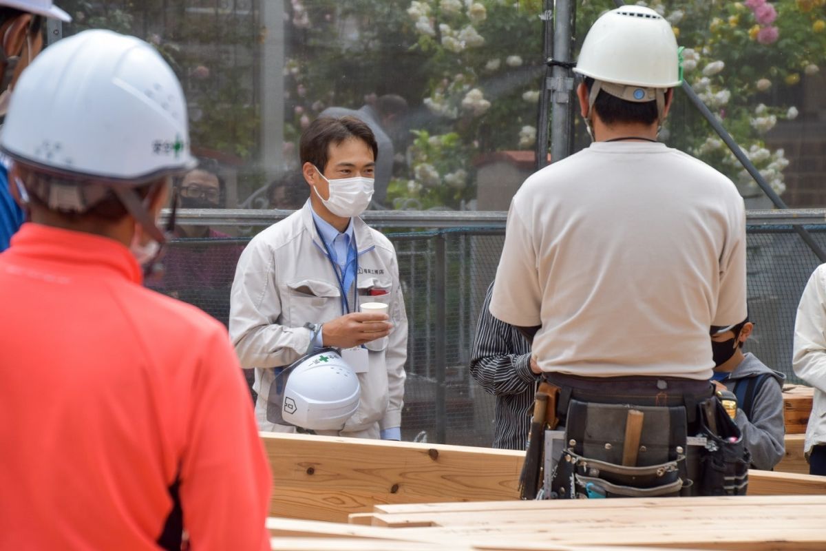 福岡市早良区野芥02　注文住宅建築現場リポート②　～上棟式・前編～