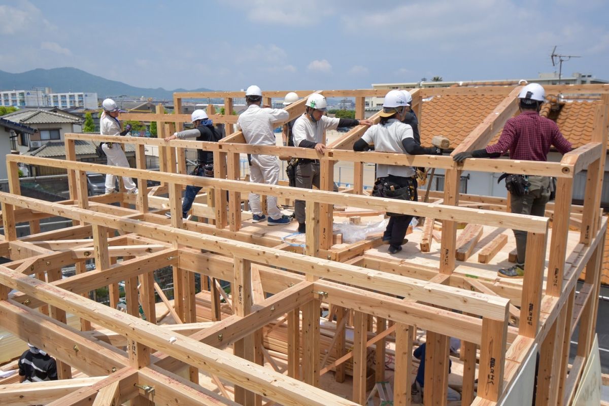 「福岡市早良区野芥02」注文住宅現場リポート②【上棟式】