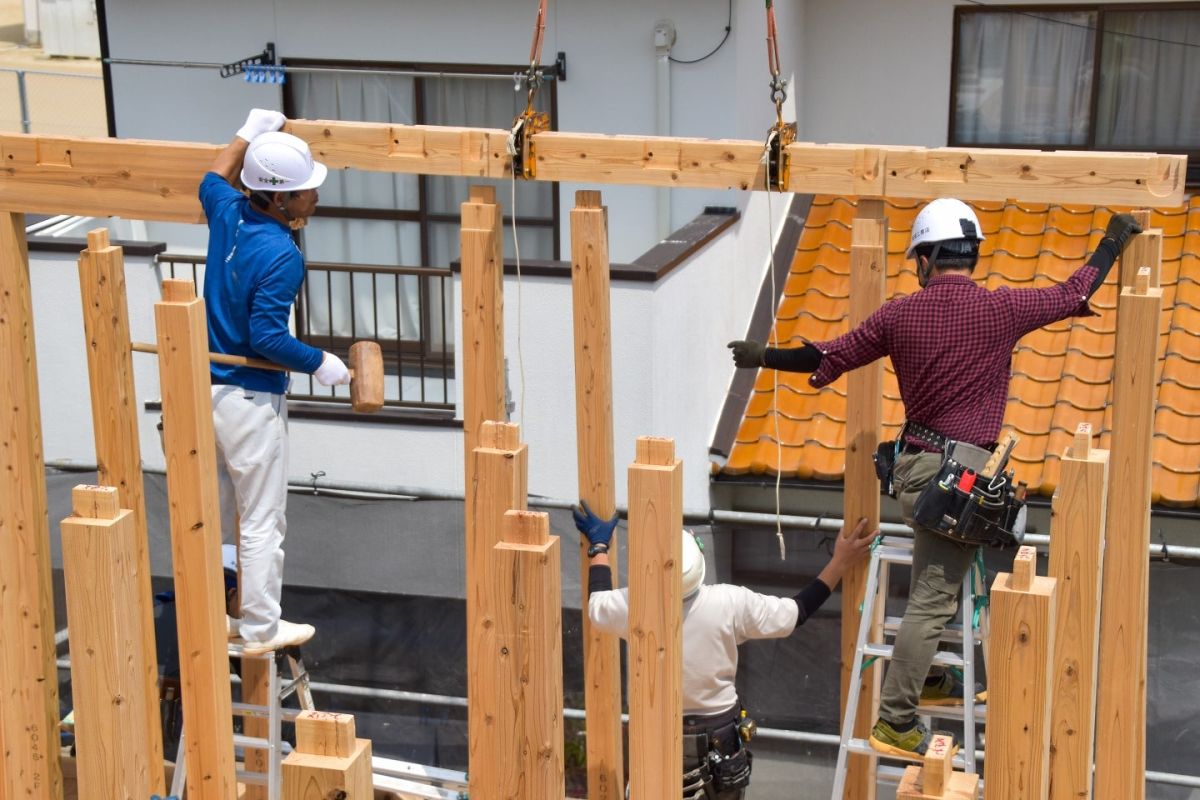 福岡市早良区野芥02　注文住宅建築現場リポート②　～上棟式・前編～