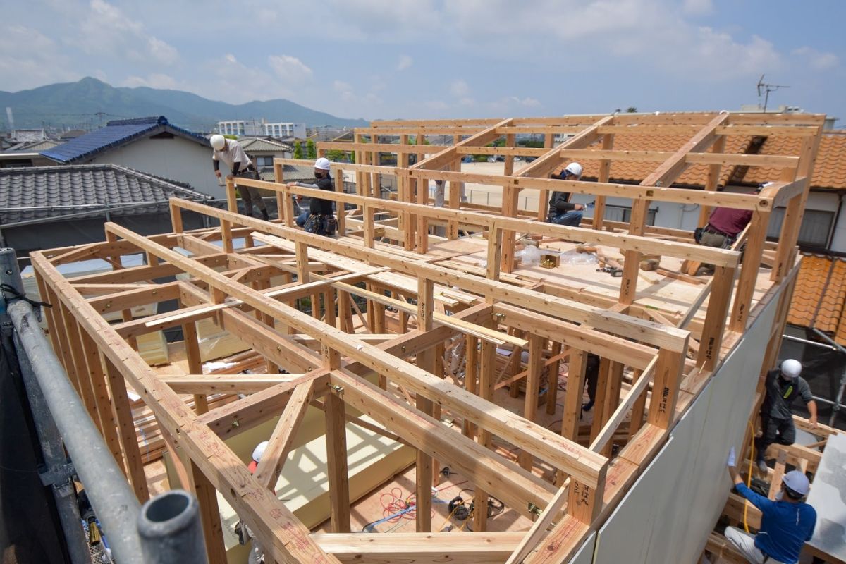 「福岡市早良区野芥02」注文住宅現場リポート②【上棟式】