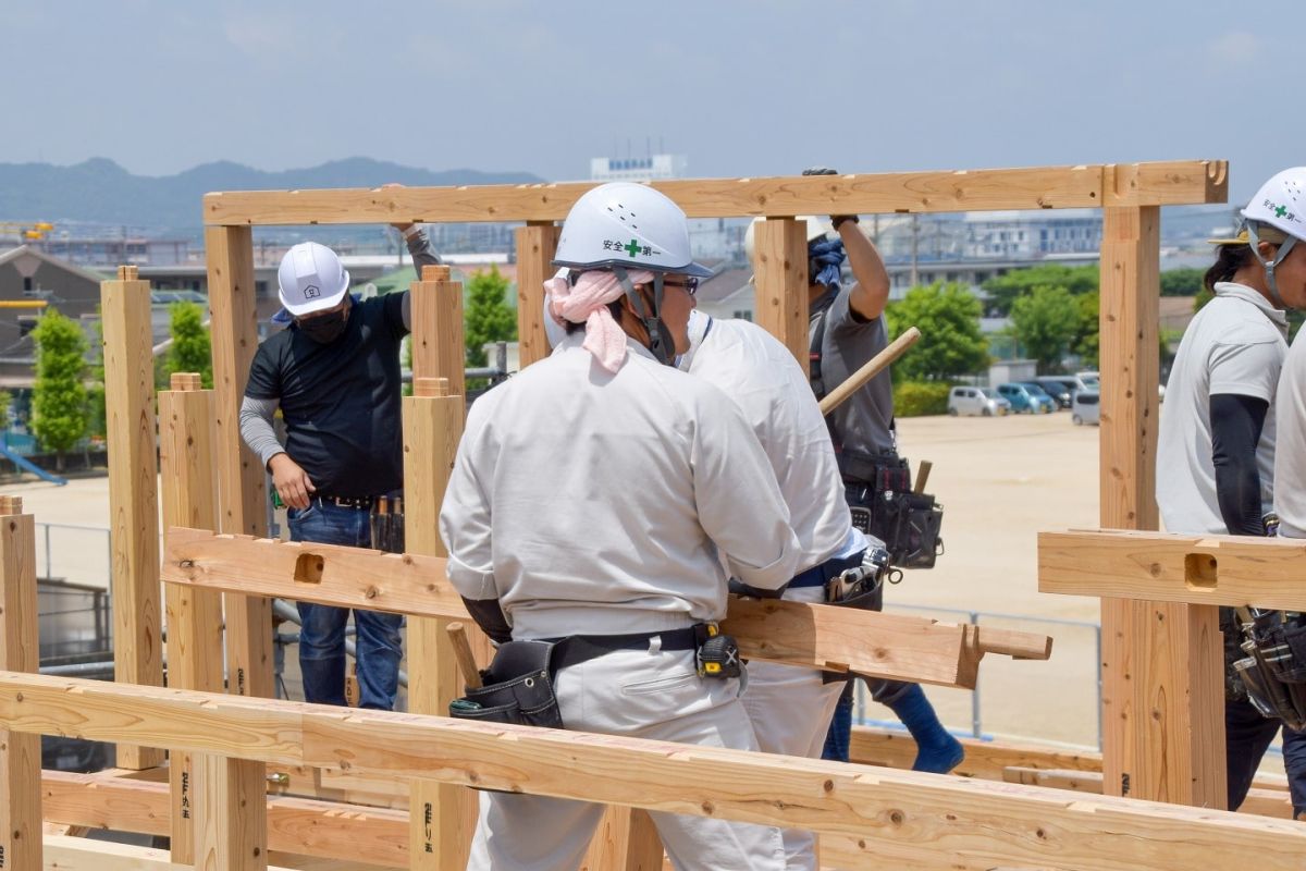 福岡市早良区野芥02　注文住宅建築現場リポート②　～上棟式・前編～