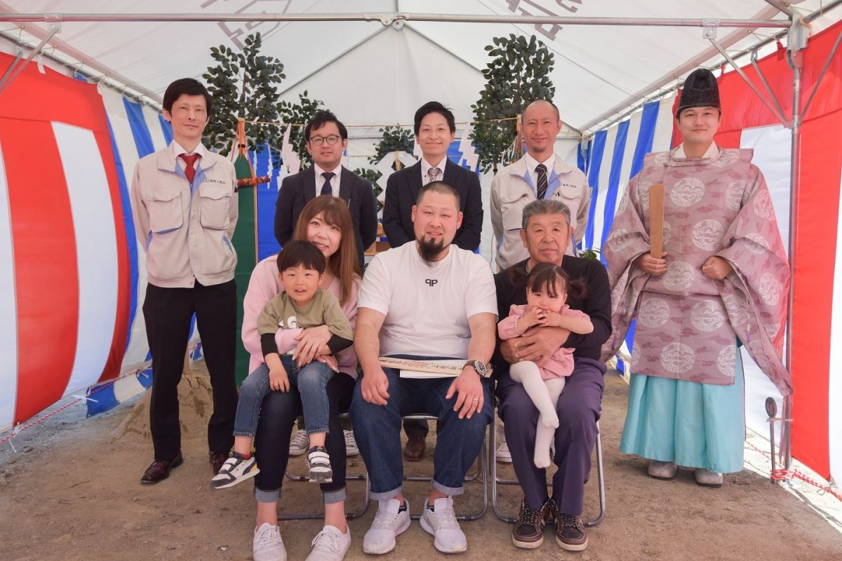 「筑紫野市11」注文住宅現場リポート①【地鎮祭】