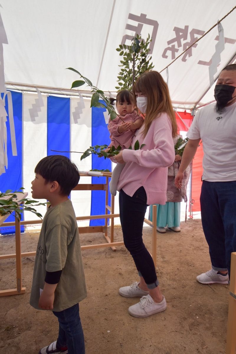 「筑紫野市11」注文住宅現場リポート①【地鎮祭】