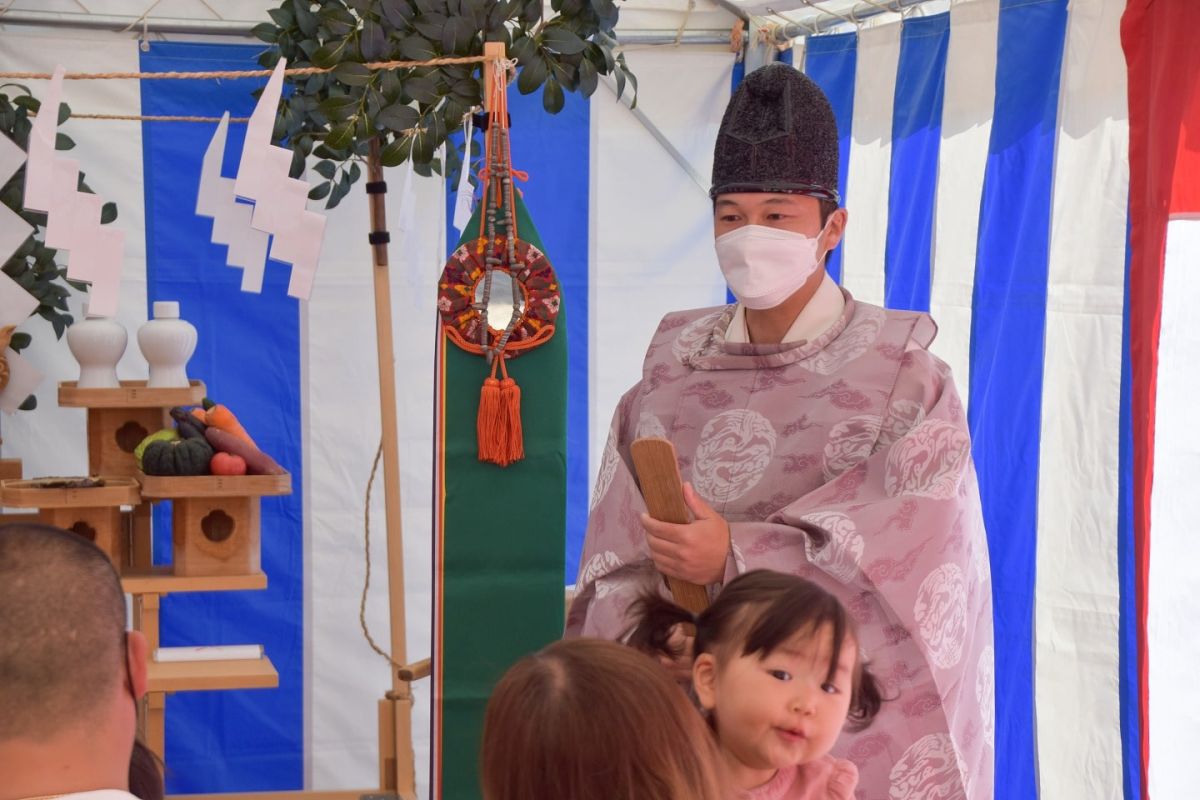 福岡県筑紫野市11　注文住宅建築現場リポート①　～地鎮祭〜