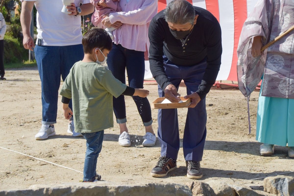 福岡県筑紫野市11　注文住宅建築現場リポート①　～地鎮祭〜