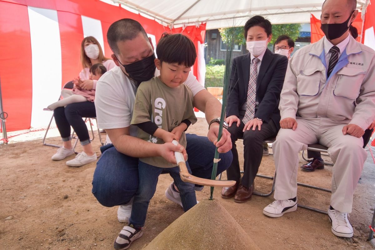 「筑紫野市11」注文住宅現場リポート①【地鎮祭】