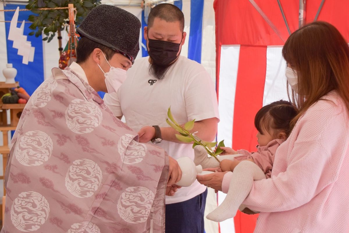 福岡県筑紫野市11　注文住宅建築現場リポート①　～地鎮祭〜