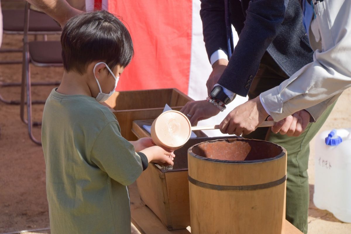 福岡県筑紫野市11　注文住宅建築現場リポート①　～地鎮祭〜