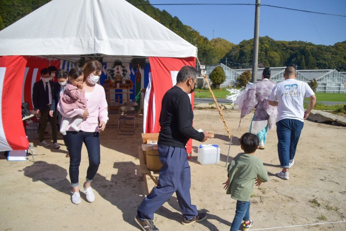 福岡県筑紫野市11　注文住宅建築現場リポート①　～地鎮祭〜