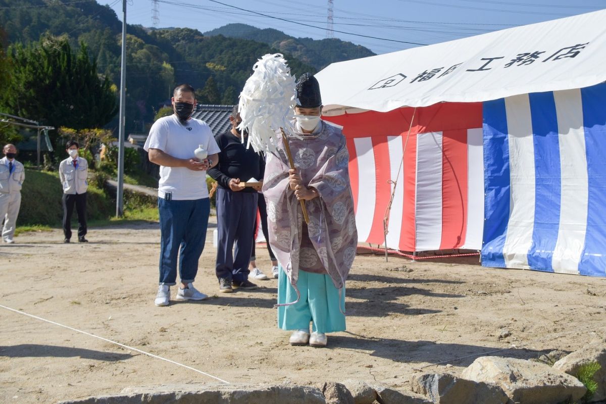 福岡県筑紫野市11　注文住宅建築現場リポート①　～地鎮祭〜