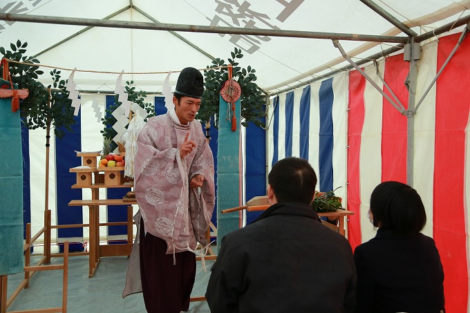 福岡市南区14　注文住宅建築現場リポート①　～地鎮祭～