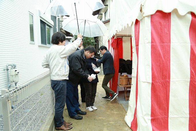 福岡市南区14　注文住宅建築現場リポート①　～地鎮祭～